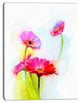 Still Life Cute Red Gerbera Flowers, Large Floral Canvas Art Print, 30"x40"