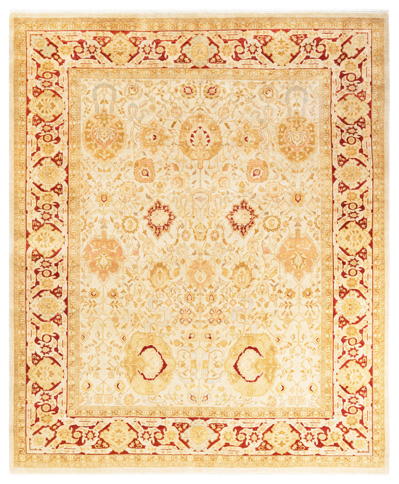 Mogul, One-of-a-Kind Hand-Knotted Area Rug Ivory, 8' 3" x 9' 10"