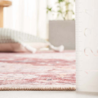 Safavieh Arizona Machine-Washable Collection ARZ517 Rug, Light Red/Beige, 5'x8'