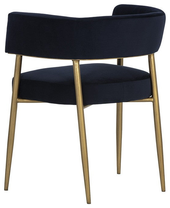 Maestro Dining Armchair, Abbington Navy