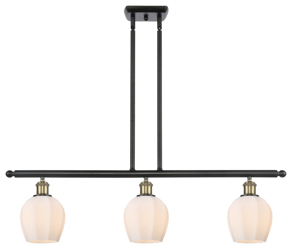 Innovations 516-3I-BAB-G461-6-LED 3 Light Island Light, Black Antique Brass