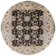 Ahgly Company Indoor Round Mid-Century Modern Area Rugs, 4' Round