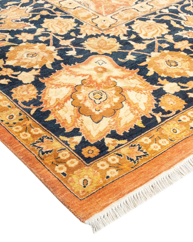 Mogul, One-of-a-Kind Hand-Knotted Area Rug Orange, 8' 1" x 10' 3"