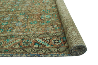 Semi-Antique Farzaan Brown/Gray Runner, 4'10x9'11