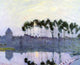 Alfred Sisley Setting Sun at Moret, Gallery Wrapped Canvas Print, 20"x25"