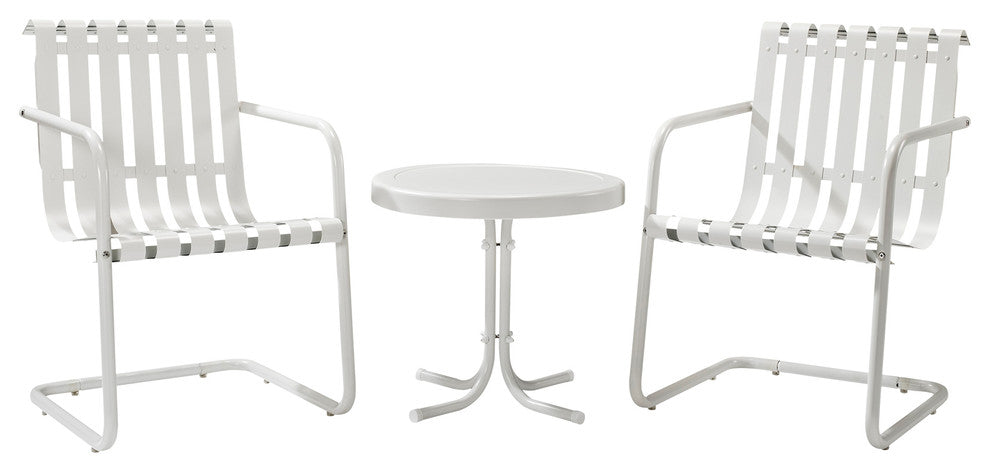 Gracie 3-Piece Metal Outdoor Conversation Seating Set