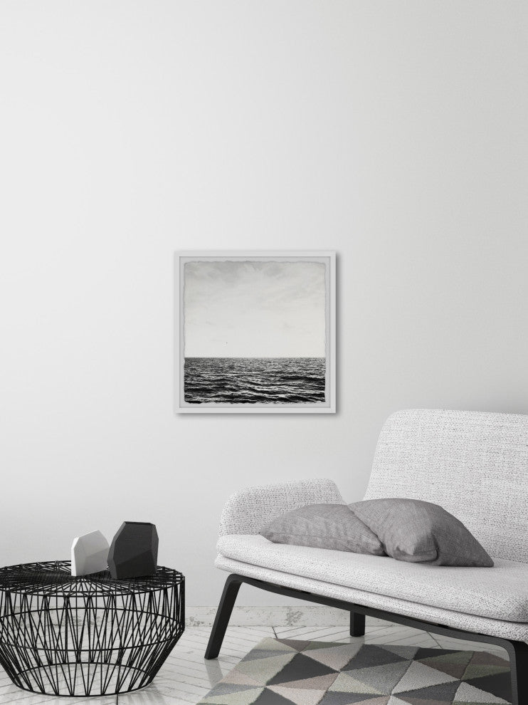 "Infinite Ocean" Framed Painting Print, 12x12
