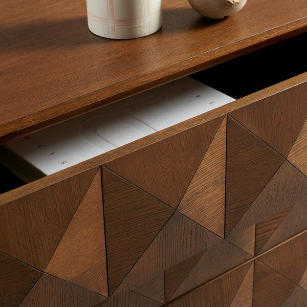 Safavieh Couture Patty 6 Drawer Dresser, Walnut