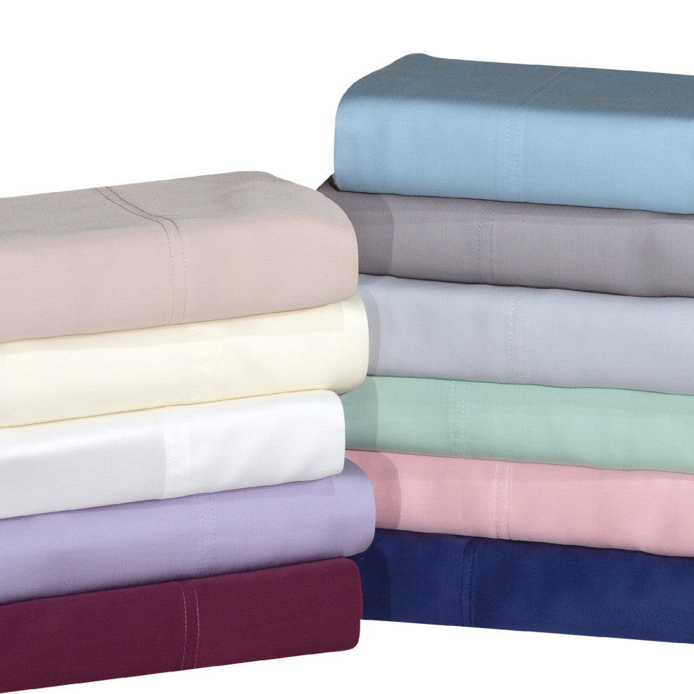 DTY Bedding Premium 4-Piece Sheet Set 100% Bamboo Viscose, Silver Gray, Full
