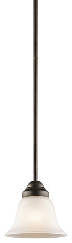 Kichler 2693OZ One Light Mini Pendant, Olde Bronze Finish