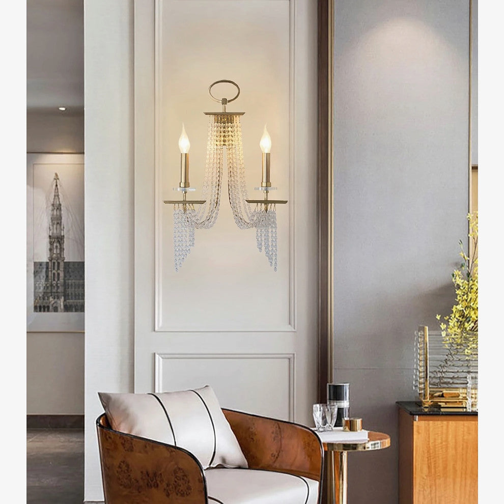 Pamplona | Luxury Contemporary LED Crystal Chandelier, 1 Heads
