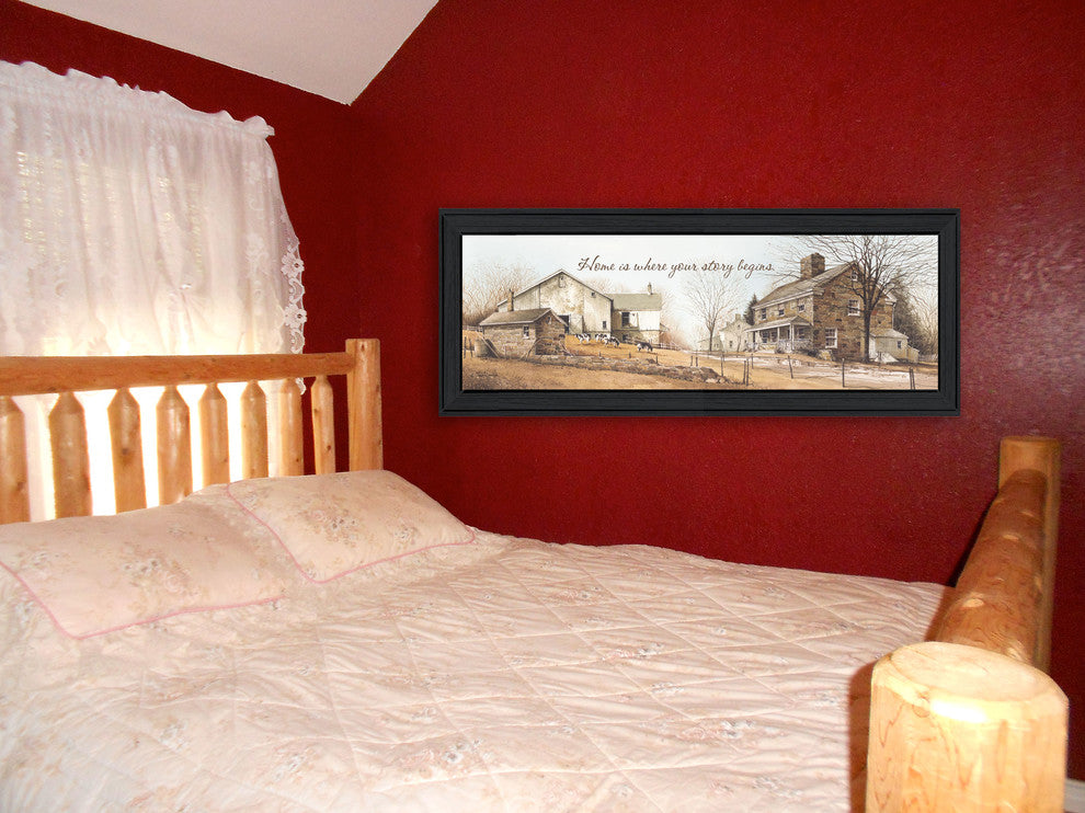 "Your Story" By John Rossini, Printed Wall Art, Ready To Hang, Black Frame