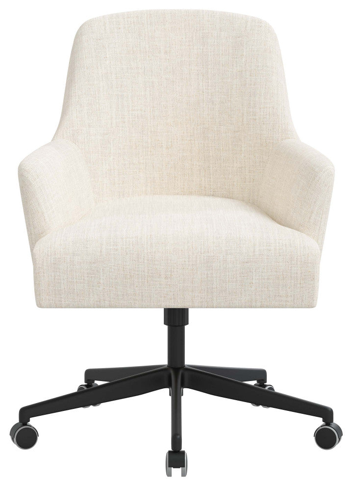 Office Chair, Linen Talc