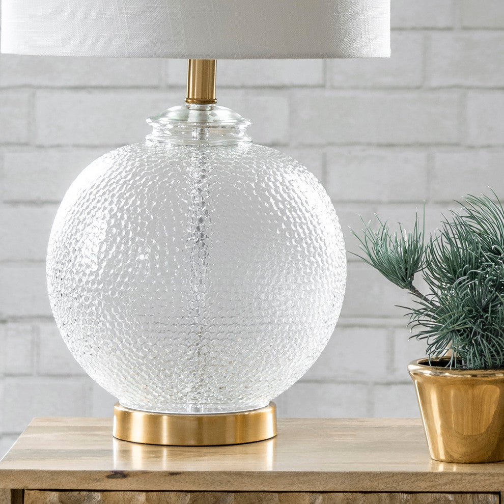 Nuloom Elmira 23" Glass Table Lamp