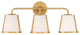 Crystorama Fulton 3 Light Bath Vanity FUL-913-GA, Antique Gold