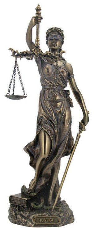 Cardinal Virtues Justice Statue By Veronese Designs