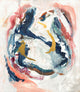 "Color and Gold Swirls II" Fine Art Piece
