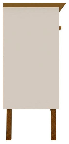 Yonkers 62.99 Sideboard in Off White and Cinnamon