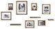 Bordeaux Gallery Wall Frame And Shelf Kit, Natural