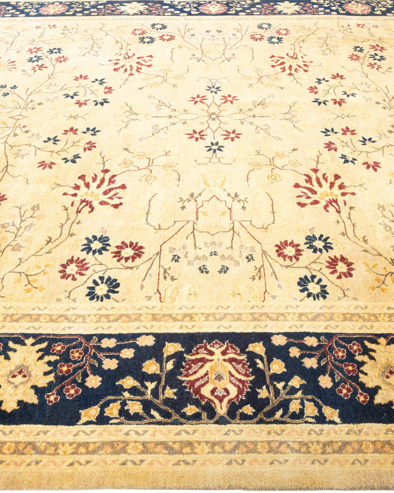 Mogul, One-of-a-Kind Hand-Knotted Area Rug Ivory, 8'1"x9'9"