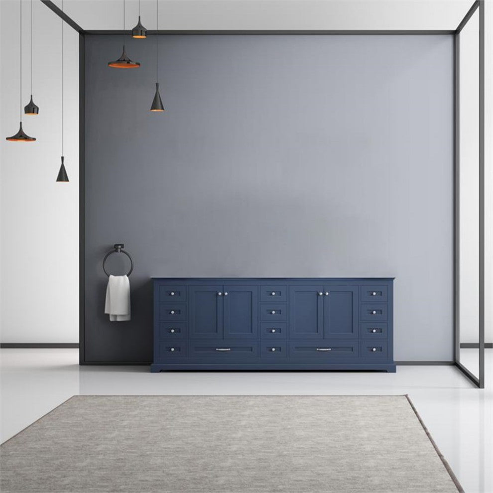 Dukes 84" Navy Blue Vanity Cabinet Only