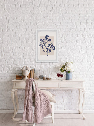 "Flower Delight" Framed Painting Print, 30x45