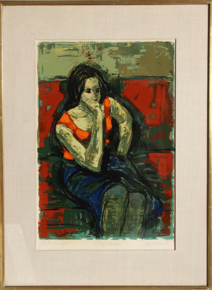 Jan De Ruth "Day Dream" Silkscreen