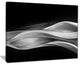 "Glittering Silver Pattern" Abstract Digital Art Canvas Print