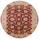 Ahgly Company Indoor Round Mid-Century Modern Area Rugs, 7' Round
