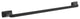 Amerock Highland Ridge Transitional Towel Bar, Matte Black, 24" Center-to-Center