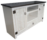 Eagle FarmHouse/Rustic 57" Entertainment Console With Open Storage/Drawer