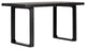 Ancona Desk Solid, Black