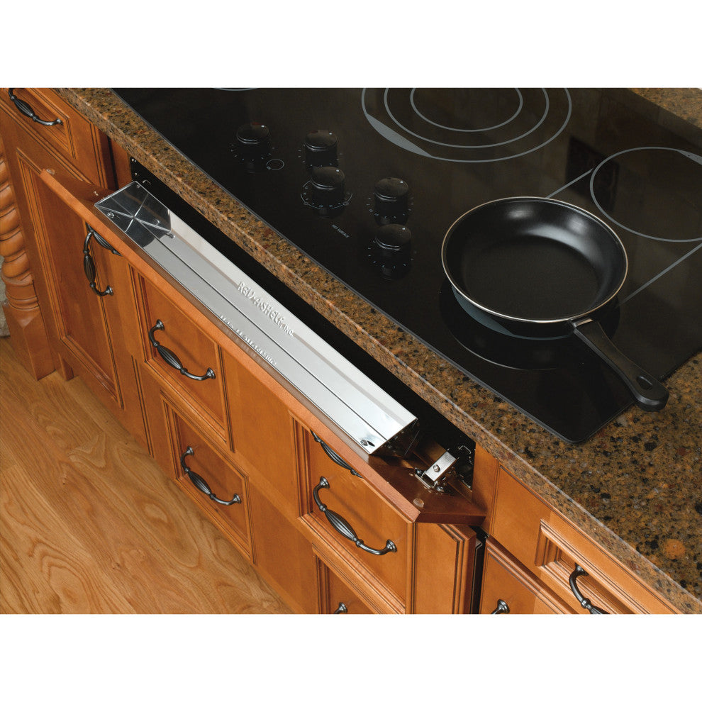 Stainless Steel Slim Tip-Out Trays for Sink Base Cabinets, 25"