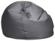 Sorra Home Charcoal Indoor/Outdoor Bean Bag Chair for All Ages