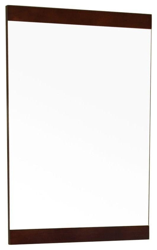 19.7" Mirror-Dark Walnut-Wood