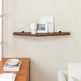 Lonny Wall Mounted Shelves, Walnut