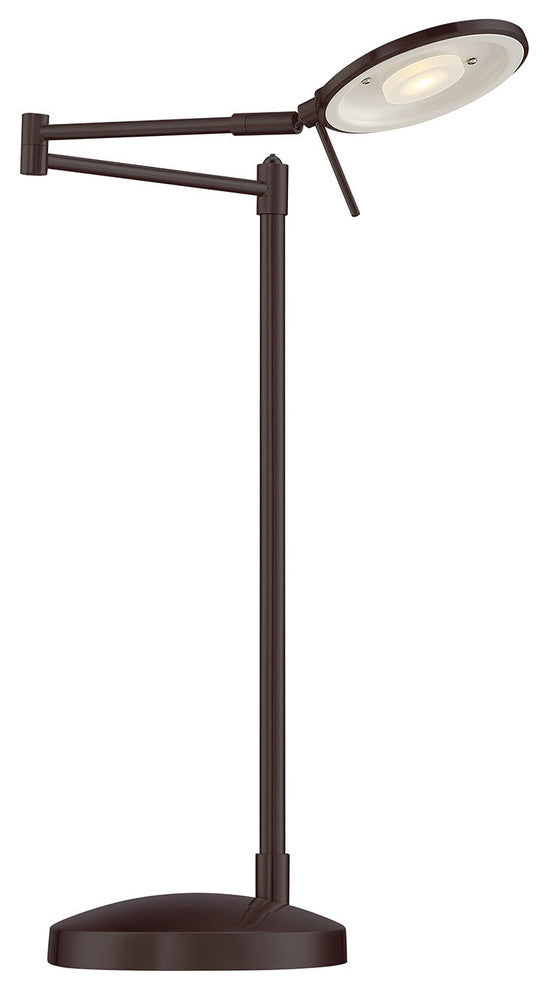 Dessau Turbo Swing Arm Table Lamp, Bronze