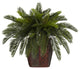Double Cycas With Vase Silk Plant