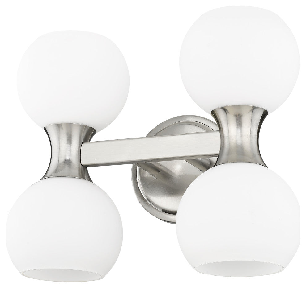 Z-LITE 4-Light Vanity, Brushed Nickel