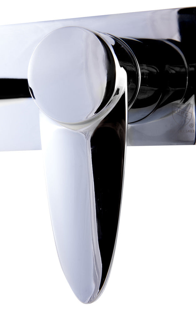 AB1772-PC Polished Chrome Wall Mounted Modern Bathroom Faucet