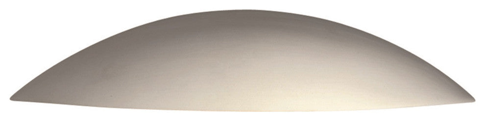 Ambiance ADA Outdoor Small Ceramic Sliver Downlight Wall Sconce, Bisque, Dedicat