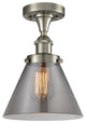 Innovations Lighting 916-1C-SN-G43-L-LED X-Large Cone 1 Light Semi-Flush Mount
