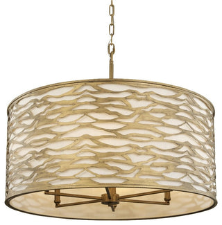 Varaluz-348P06HG-Six Light Pendant Havana Gold