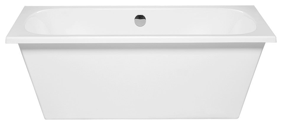Malibu Natadola Rectangle Soaking Bathtub 66x36x22 Biscuit