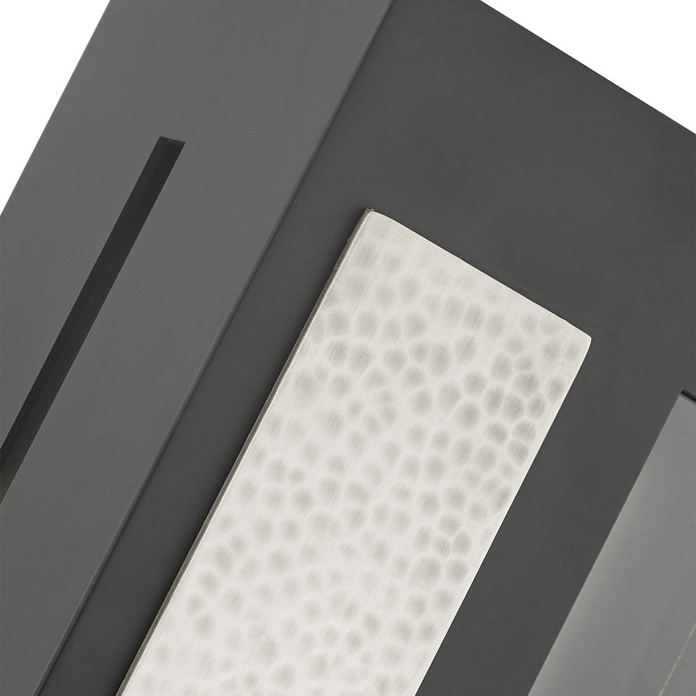 Black Contemporary, Nautical, Sophisticated Outdoor Wall Lantern