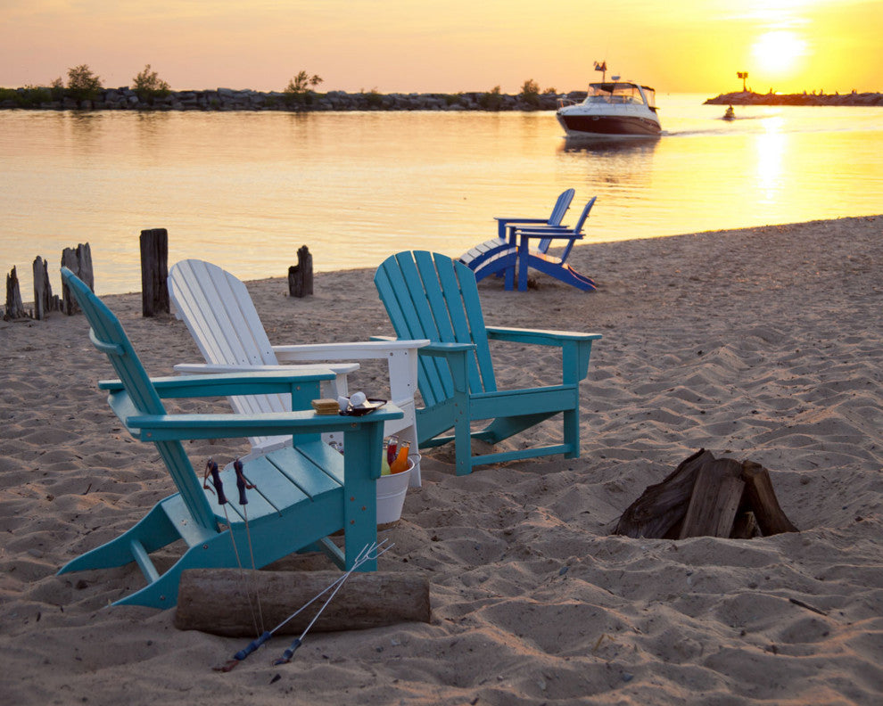 Polywood South Beach Adirondack, Teak
