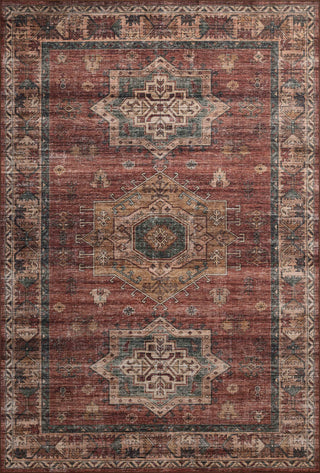 Loloi Washable Anniston Spice/Multi Rug, 5'x7'6"