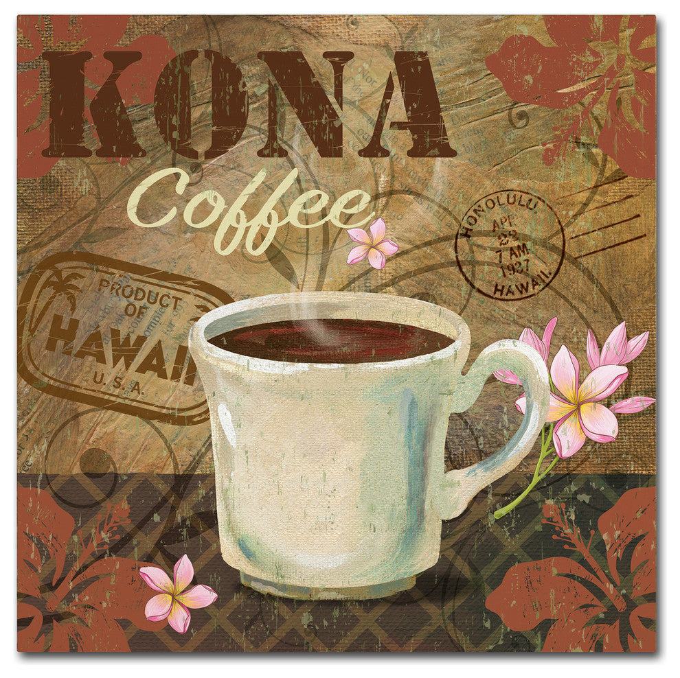 Fiona Stokes-Gilbert 'Kona Coffee' Canvas Art, 35 x 35