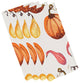 Gourds Galore 19" Cream Fall Print Napkin, Set of 4