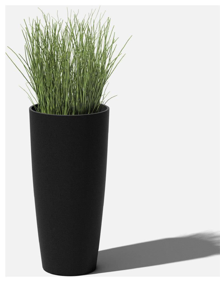 Veradek Pure Series Selena 28" Planter, Black, 28 in. - One Pack